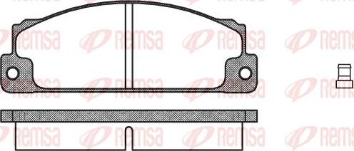 Kawe 0022 02 - Тормозные колодки, дисковые, комплект autospares.lv