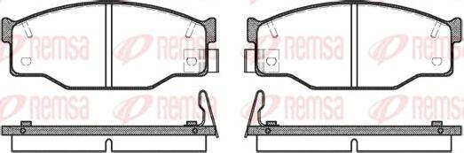 Kawe 0195 14 - Тормозные колодки, дисковые, комплект autospares.lv