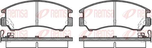 Kawe 0191 04 - Тормозные колодки, дисковые, комплект autospares.lv