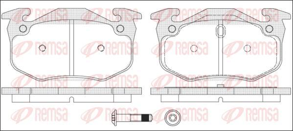 Kawe 0144 70 - Тормозные колодки, дисковые, комплект autospares.lv