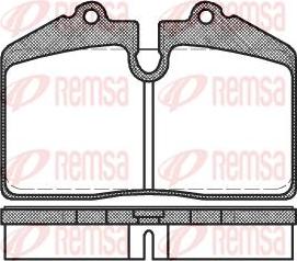 Kawe 0140 50 - Тормозные колодки, дисковые, комплект autospares.lv