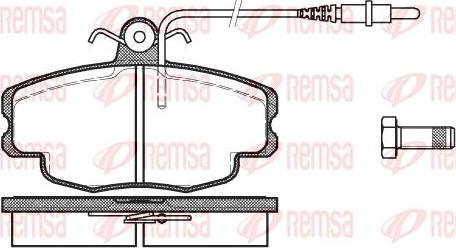 Kawe 0141 24 - Тормозные колодки, дисковые, комплект autospares.lv