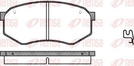 Kawe 0148 34 - Тормозные колодки, дисковые, комплект autospares.lv