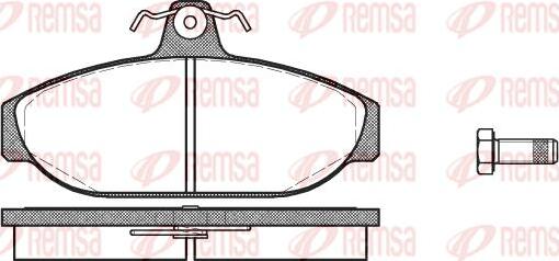 Kawe 0156 00 - Тормозные колодки, дисковые, комплект autospares.lv