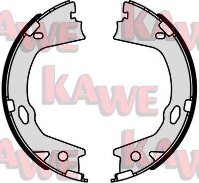 Kawe 01094 - Комплект тормозов, ручник, парковка autospares.lv