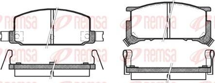 Kawe 0109 34 - Тормозные колодки, дисковые, комплект autospares.lv