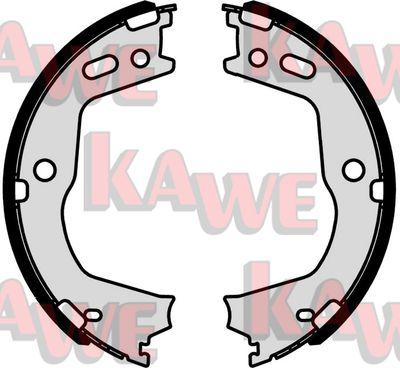 Kawe 01046 - Комплект тормозов, ручник, парковка autospares.lv