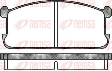 Kawe 0106 00 - Тормозные колодки, дисковые, комплект autospares.lv