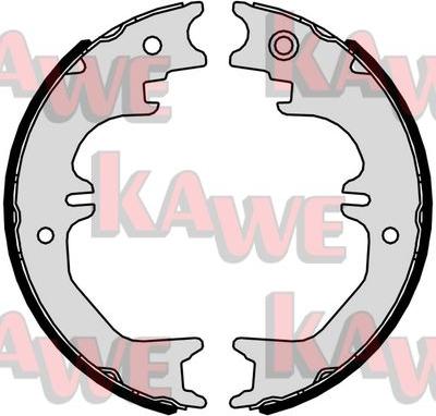 Kawe 01084 - Комплект тормозов, ручник, парковка autospares.lv