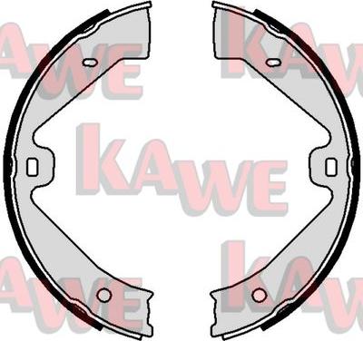 Kawe 01085 - Комплект тормозов, ручник, парковка autospares.lv