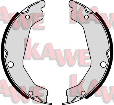 Kawe 01077 - Комплект тормозов, ручник, парковка autospares.lv