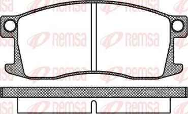 Raicam 2280 - Тормозные колодки, дисковые, комплект autospares.lv