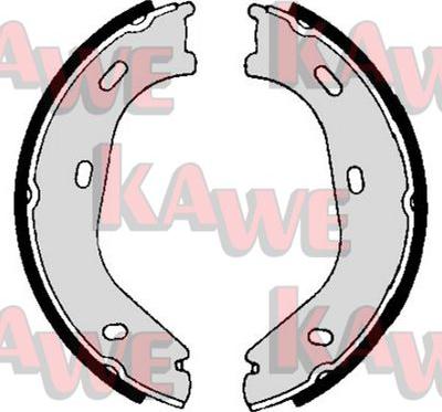 Kawe 01840 - Комплект тормозов, ручник, парковка autospares.lv