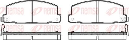 Kawe 0181 04 - Тормозные колодки, дисковые, комплект autospares.lv