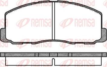 Kawe 0188 00 - Тормозные колодки, дисковые, комплект autospares.lv