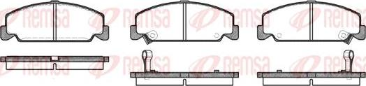 Kawe 0182 12 - Тормозные колодки, дисковые, комплект autospares.lv