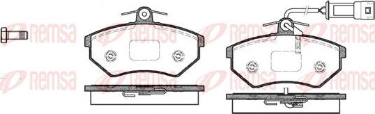 Kawe 0134 42 - Тормозные колодки, дисковые, комплект autospares.lv