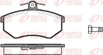 Kawe 0134 00 - Тормозные колодки, дисковые, комплект autospares.lv