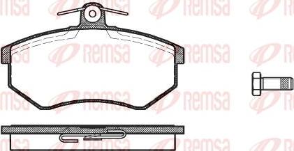 Kawe 0134 10 - Тормозные колодки, дисковые, комплект autospares.lv