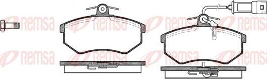 Kawe 0134 12 - Тормозные колодки, дисковые, комплект autospares.lv