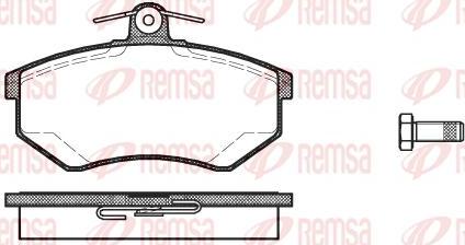 Kawe 0134 20 - Тормозные колодки, дисковые, комплект autospares.lv