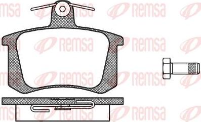 Kawe 0135 20 - Тормозные колодки, дисковые, комплект autospares.lv