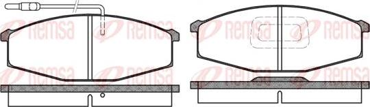 Kawe 0129 02 - Тормозные колодки, дисковые, комплект autospares.lv