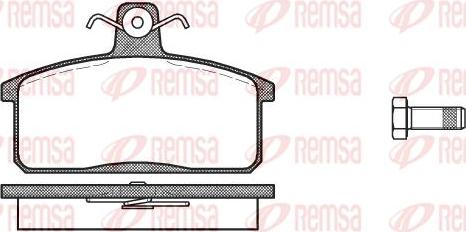 Kawe 0128 40 - Тормозные колодки, дисковые, комплект autospares.lv