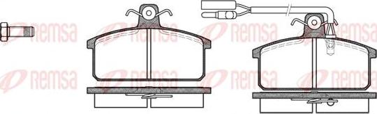 Kawe 0128 12 - Тормозные колодки, дисковые, комплект autospares.lv