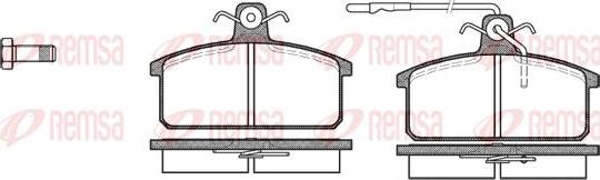 Kawe 0128 32 - Тормозные колодки, дисковые, комплект autospares.lv