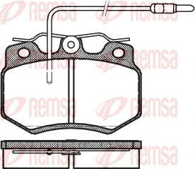 Kawe 0170 04 - Тормозные колодки, дисковые, комплект autospares.lv