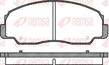 Kawe 0178 20 - Тормозные колодки, дисковые, комплект autospares.lv