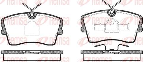 Kawe 0173 10 - Тормозные колодки, дисковые, комплект autospares.lv