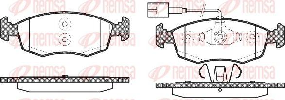 Kawe 0172 52 - Тормозные колодки, дисковые, комплект autospares.lv