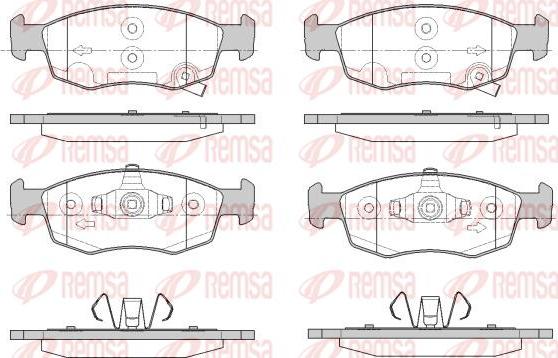 Kawe 0172 34 - Тормозные колодки, дисковые, комплект autospares.lv