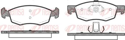 Kawe 0172 30 - Тормозные колодки, дисковые, комплект autospares.lv