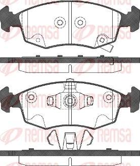 Kawe 0172 72 - Тормозные колодки, дисковые, комплект autospares.lv