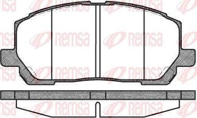 Kawe 0855 00 - Тормозные колодки, дисковые, комплект autospares.lv