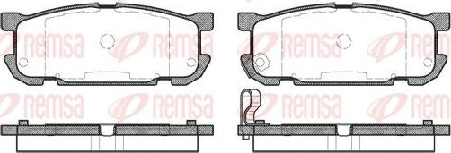 Kawe 0853 02 - Тормозные колодки, дисковые, комплект autospares.lv