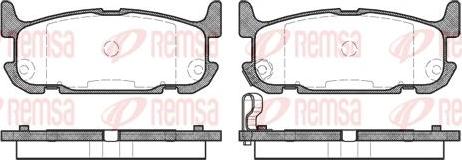 Kawe 0853 12 - Тормозные колодки, дисковые, комплект autospares.lv