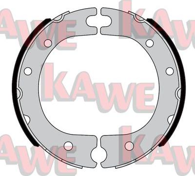 Kawe 08860 - Комплект тормозов, ручник, парковка autospares.lv