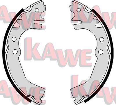 Kawe 08830 - Комплект тормозных колодок, барабанные autospares.lv