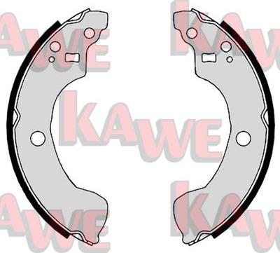 Kawe 08870 - Комплект тормозных колодок, барабанные autospares.lv