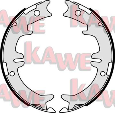 Kawe 08340 - Комплект тормозов, ручник, парковка autospares.lv