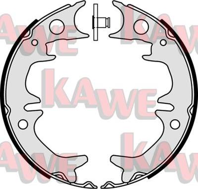 Kawe 08380 - Комплект тормозов, ручник, парковка autospares.lv