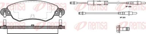 Kawe 0829 04 - Тормозные колодки, дисковые, комплект autospares.lv