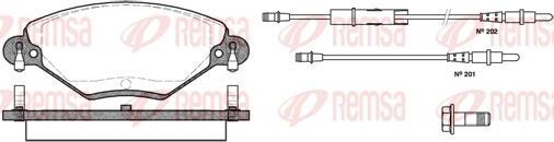 Kawe 0828 04 - Тормозные колодки, дисковые, комплект autospares.lv