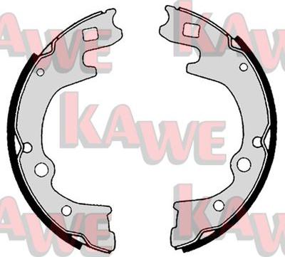 Kawe 08270 - Комплект тормозных колодок, барабанные autospares.lv