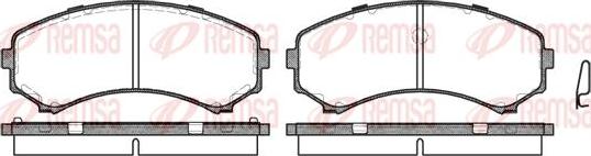 Kawe 0396 00 - Тормозные колодки, дисковые, комплект autospares.lv