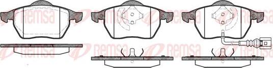 Kawe 0390 41 - Тормозные колодки, дисковые, комплект autospares.lv